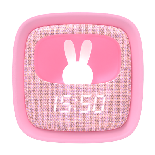 BILLY CLOCK AND LIGHT - MARSHMALLOW