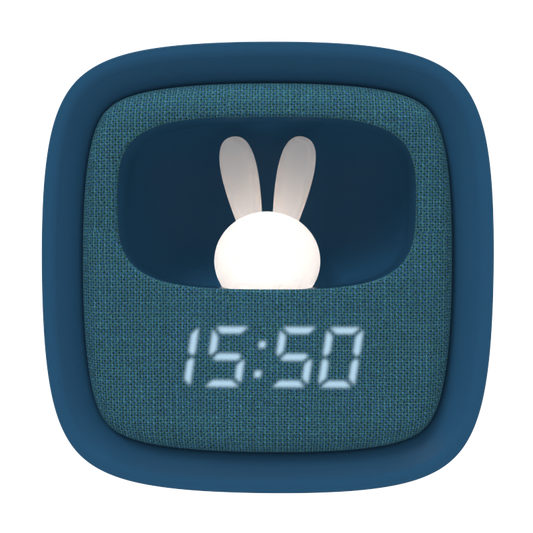 BILLY CLOCK AND LIGHT - NIGHT BLUE