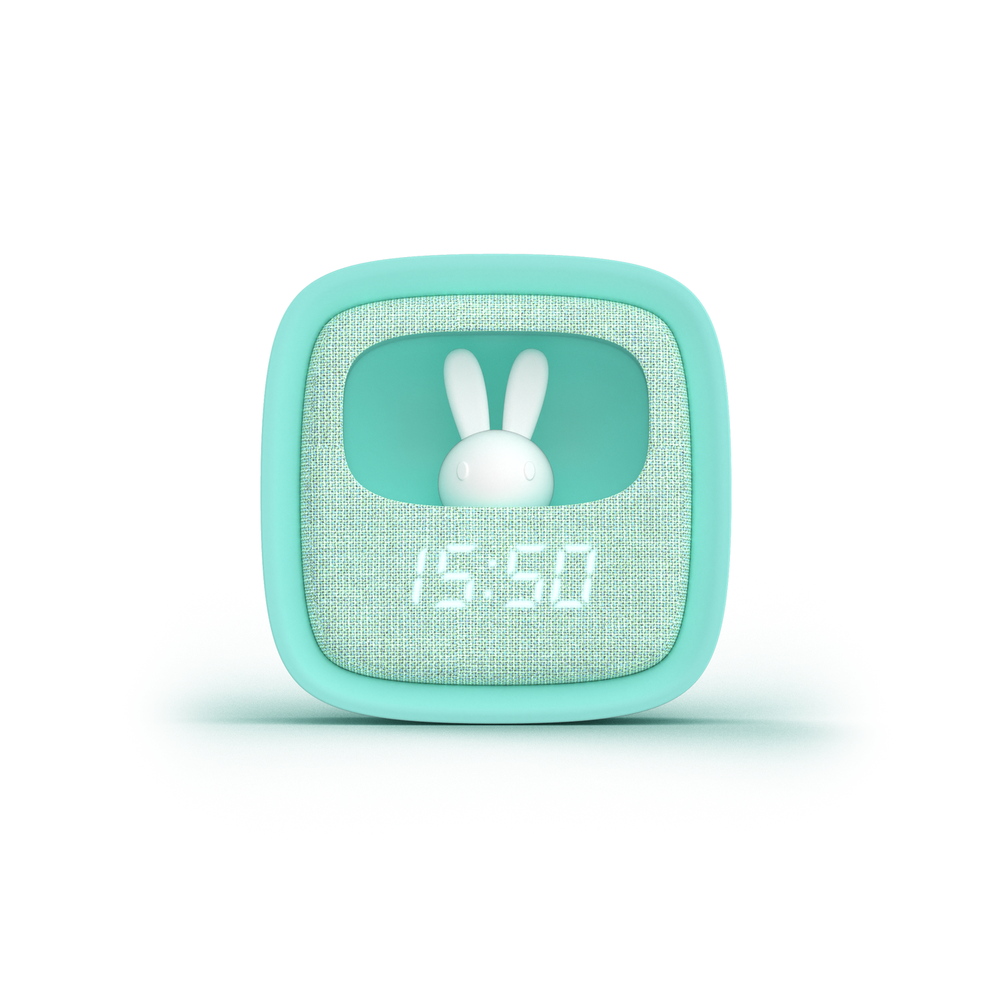 BILLY CLOCK AND LIGHT - TURQUOISE
