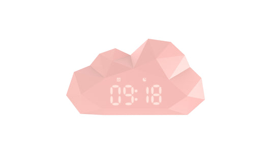MINI CLOUDY CLOCK - PINK