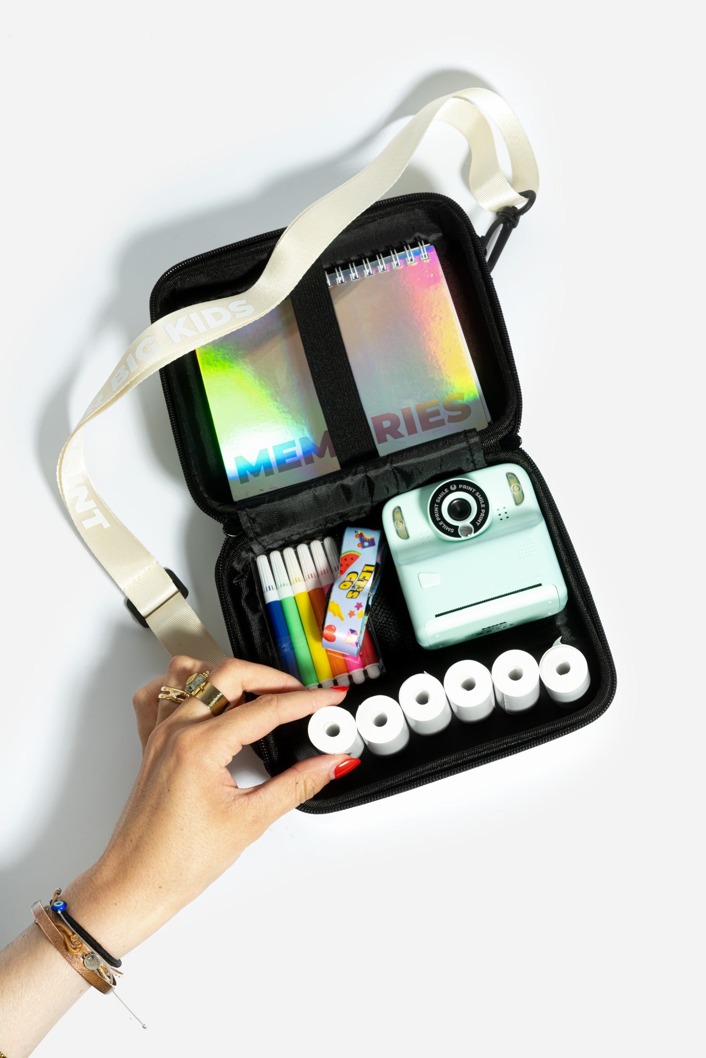 TRAVEL RECHARGE PACK : PIXIPRINT CASE + 4 PAPER ROLLS