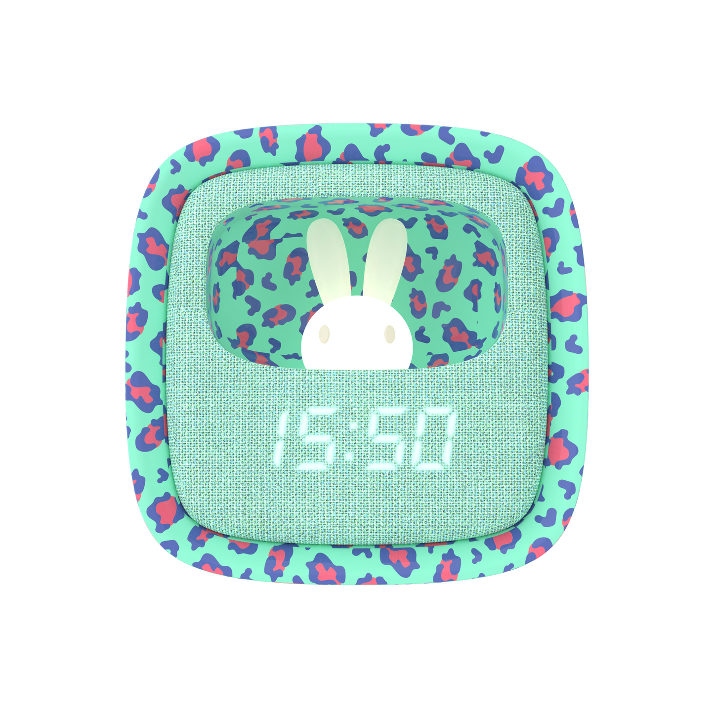 BILLY CLOCK AND LIGHT - LEOPARD